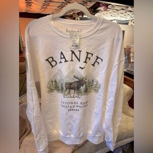 NWT Oversized Banff National Park Crewneck